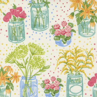 Wild Blossoms - Vases - Cream