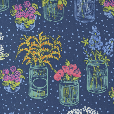 Wild Blossoms - Vases - Navy