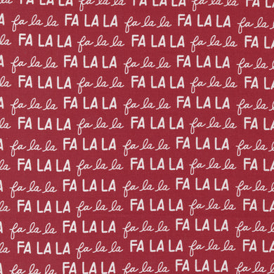 Christmas Eve - Merry Text - Cranberry