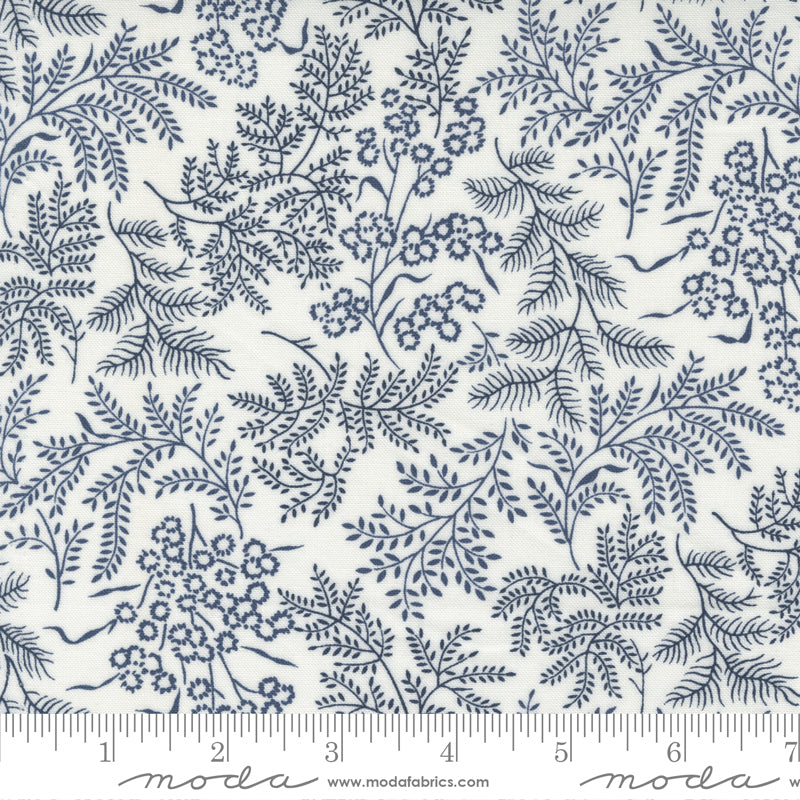 Nantucket Summer - Floral Cream Navy