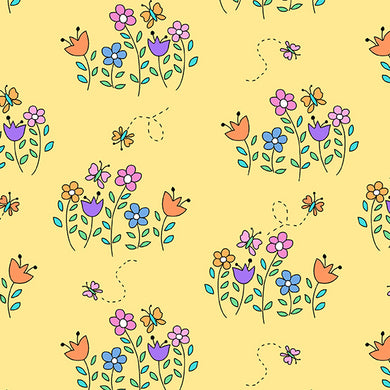 Hoppy Easter - Butterfly Garden - Yellow