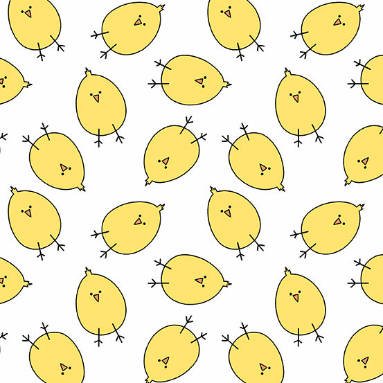 Hoppy Easter - Baby Chicks - White