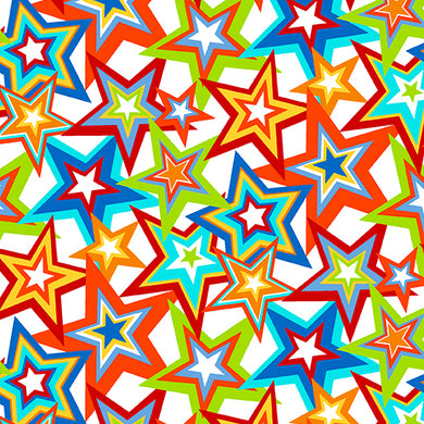 Monster Mash - Stars - White