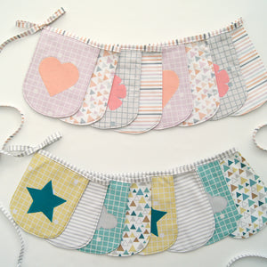 Applique Bunting Paper Pattern