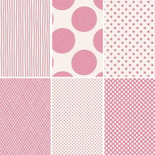 Load image into Gallery viewer, Tilda Basics Fat Quarter Bundle in Pinks - 6 pieces