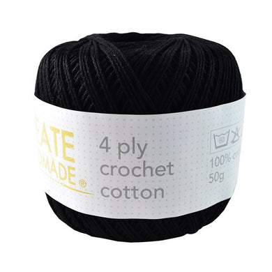 Crochet Cotton - Black