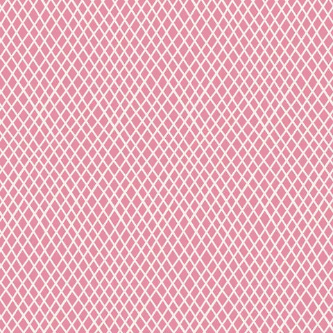 Tilda Basics - Criss Cross - Pink
