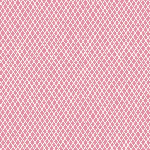 Tilda Basics - Criss Cross - Pink