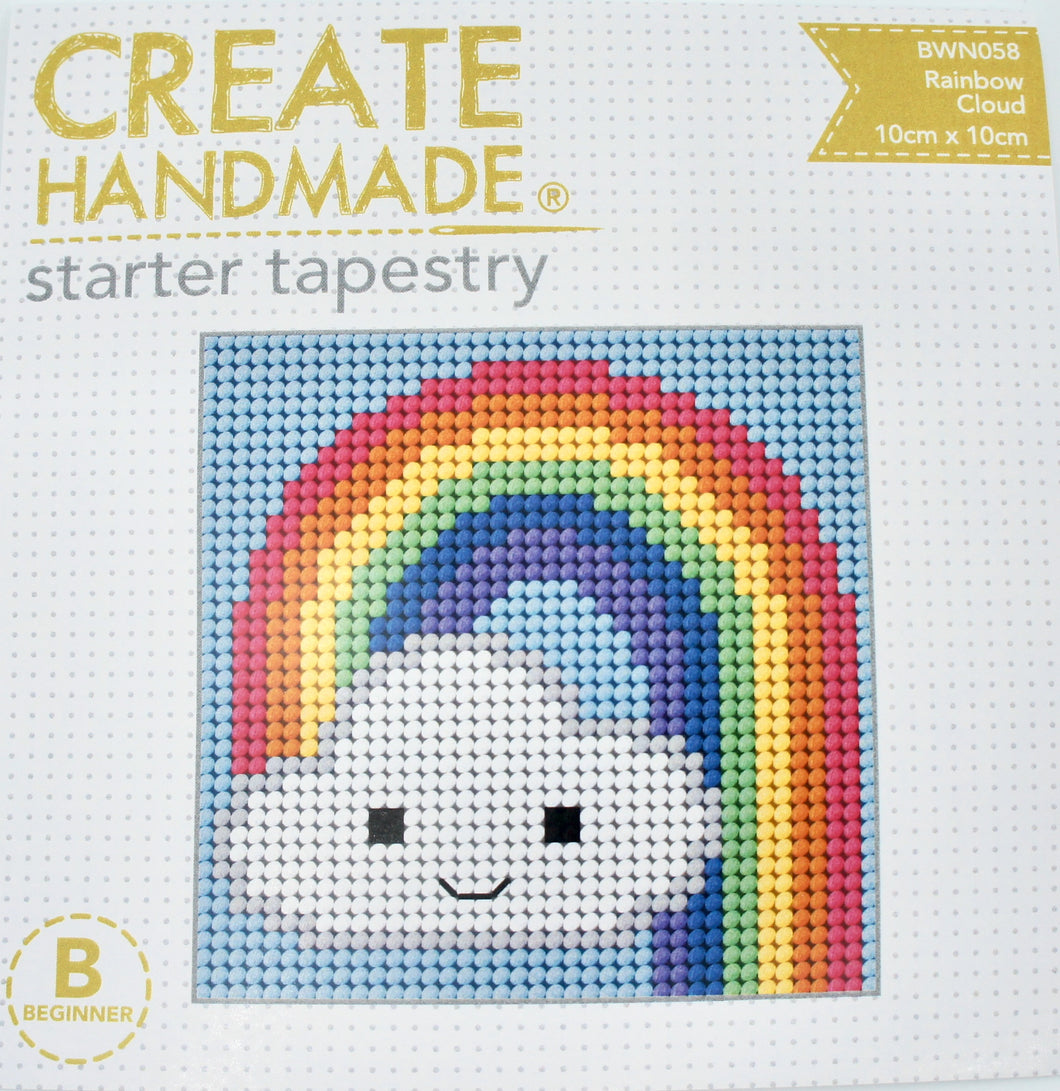 Create Handmade Starter Tapestry Kit - Rainbow Cloud