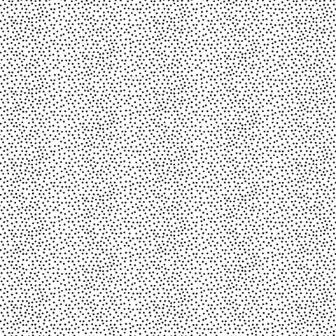 Confetti - White with Black Dots