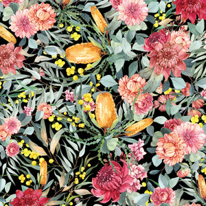 Bush Celebration - Wildflowers - Black