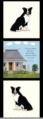 Man's Best Friend - Border Collie Dog Panel