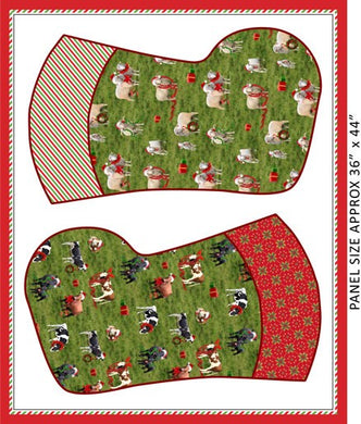 The Night Before Christmas - Cows & Sheep Stocking Panel