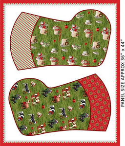 The Night Before Christmas - Cows & Sheep Stocking Panel