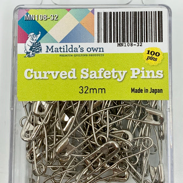 Matilda's Own Curved Safety Pins - 32mm