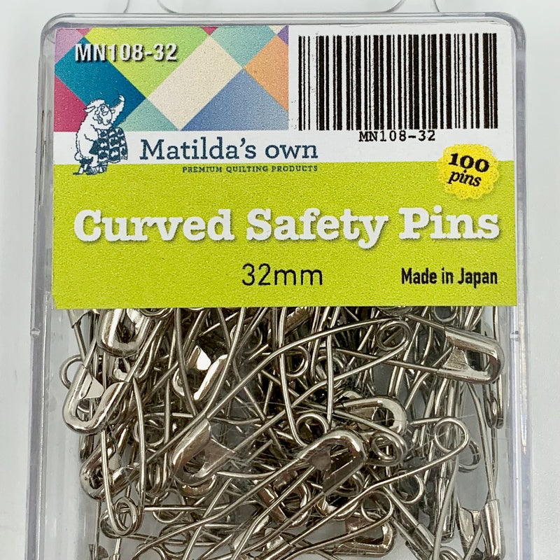 Matilda's Own Curved Safety Pins - 32mm