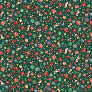 Santa's Christmas - Mini Scatter in Green