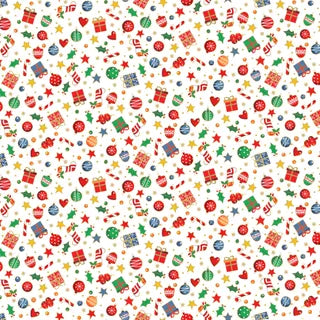 Santa's Christmas - Mini Scatter in White