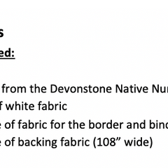 Native Nursery Panel PDF Quilt Pattern