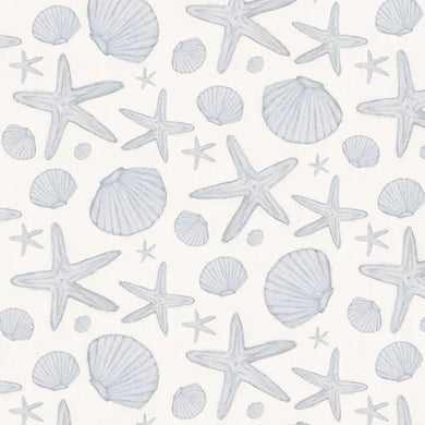 Beach Time - Starfish on White