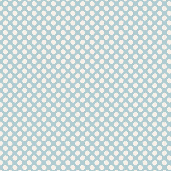 Tilda Basics - Paint Dots - Light Blue