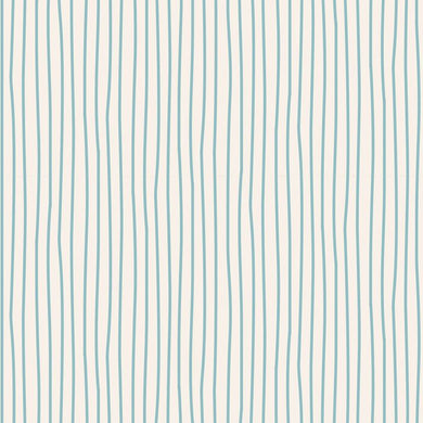 Tilda Basics - Pen Stripe - Light Blue