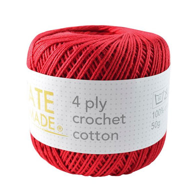 Crochet Cotton - Red