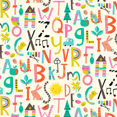 Spring Alphabet - Allover Alphabet