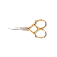 Load image into Gallery viewer, SOHMO Lecco Scissors 3 1/2&quot; - Gold