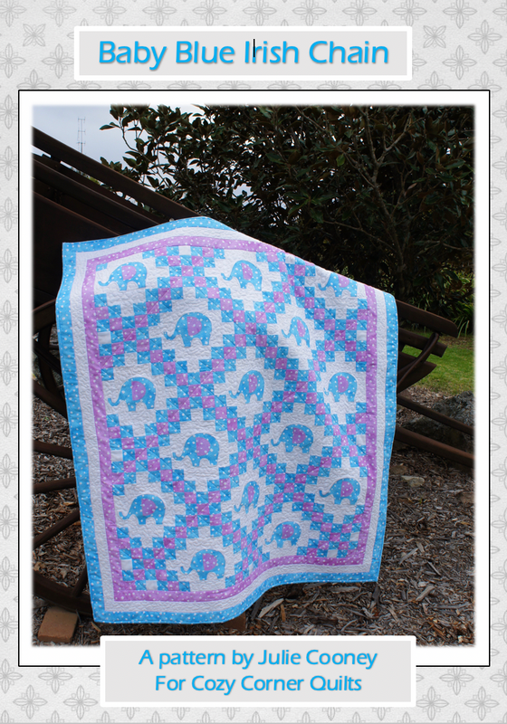 Baby Blue Irish Chain PDF Quilt Pattern
