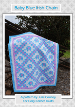 Load image into Gallery viewer, Baby Blue Irish Chain PDF Quilt Pattern