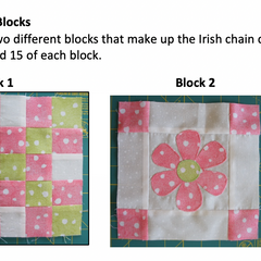 Baby Daisy Irish Chain PDF Quilt Pattern