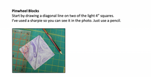Load image into Gallery viewer, Purple Pinwheel PDF Quilt Pattern