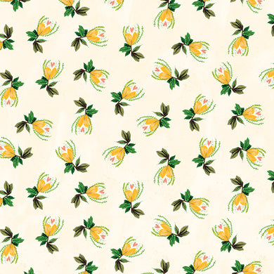 Be the Light - Whimsical Floral Light Yellow