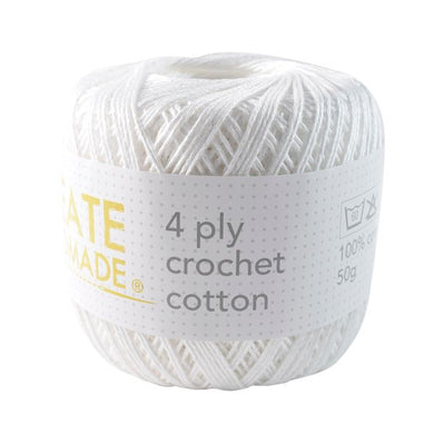 Crochet Cotton - White