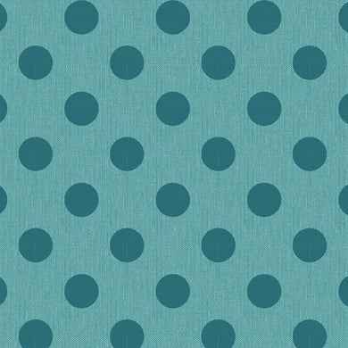 Tilda Chambray Dots - Aqua