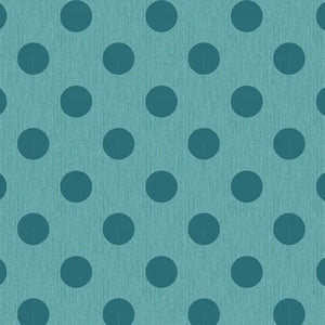 Tilda Chambray Dots - Aqua