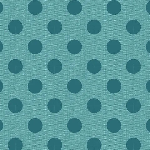 Tilda Chambray Dots - Aqua