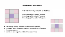 Load image into Gallery viewer, A Beginner&#39;s Sampler Quilt Kit