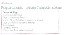 Load image into Gallery viewer, Applique Bunting Paper Pattern