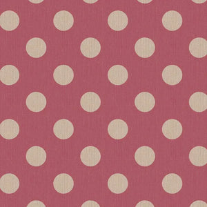 Tilda Chambray Dots - Burgundy