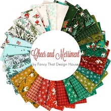 Load image into Gallery viewer, Cheer &amp; Merriment - Fat Quarter Bundle – 29 pieces + panel