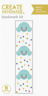 Create Handmade Bookmark - Clouds