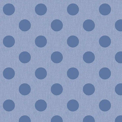 Tilda Chambray Dots - Cornflower