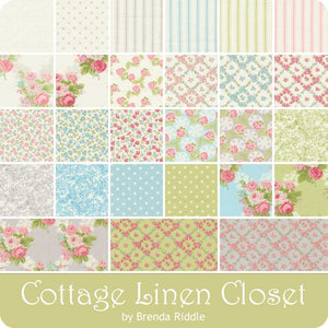Cottage Linen Closet 2.5 inch Jelly Roll - 40 pieces