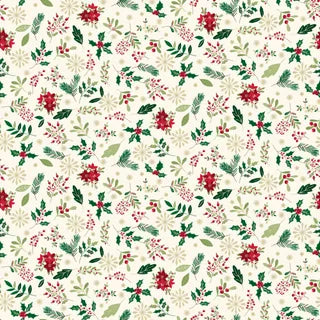 Cosy Home Christmas - Cosy Foliage in Cream