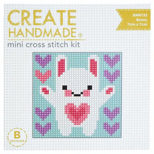 Create Handmade Mini Cross Stitch Kit - Rabbit