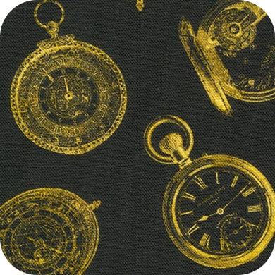 Instrument of the Hours - Fob Watch on Black