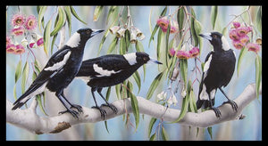 Wildlife Art - Magpies - DV3186