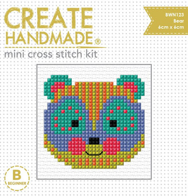 Create Handmade Mini Cross Stitch Kit - Panda (on sale)